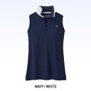 PETER MILLAR CHRISSIE SLEEVELESS ZIP POLO