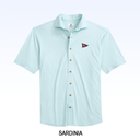 JOHNNIE-O BRECK SOLID KNIT SHORT SLEEVE BUTTON DOWN