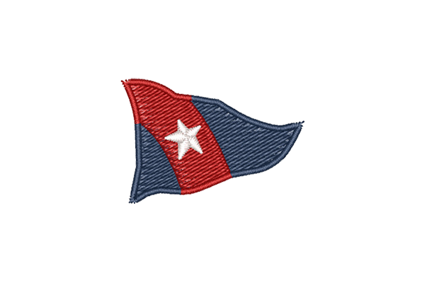 EasternYC Wavy Burgee