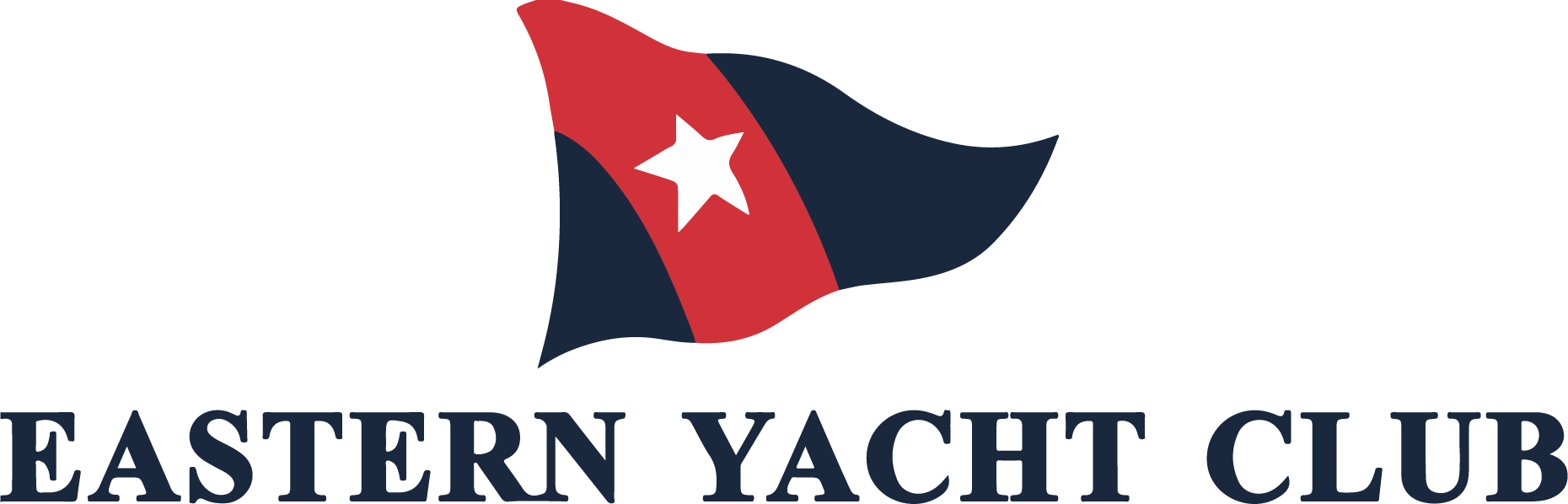 Eastern - Wavy Burgee w/ text